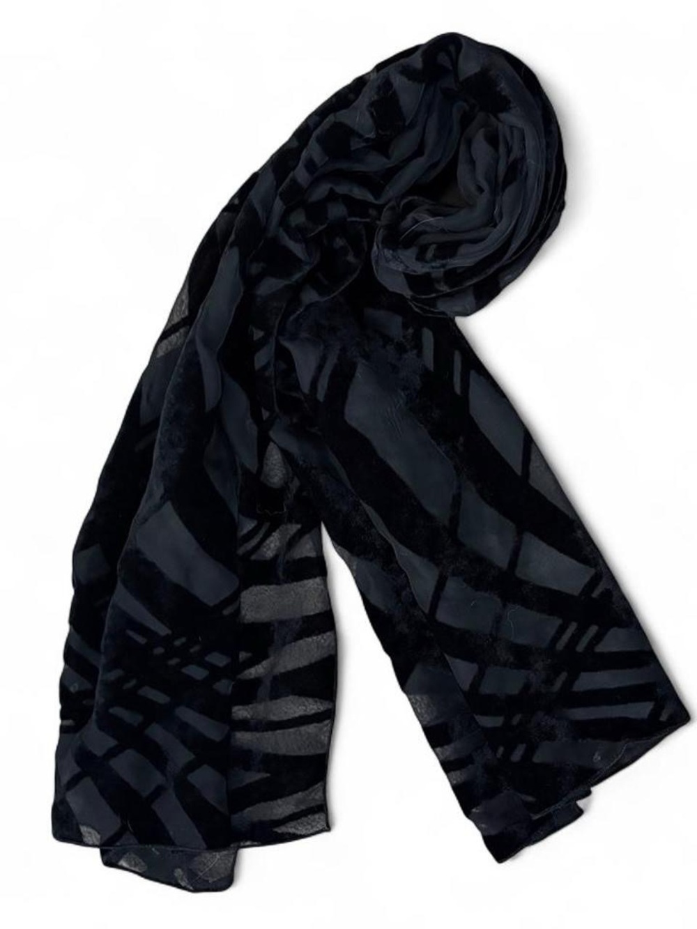 Cache Black Geometric Patterned Women's Scarf - No tag!